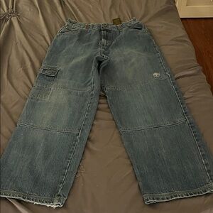 Timberland Boys' Distressed Blue Carpenter Jeans